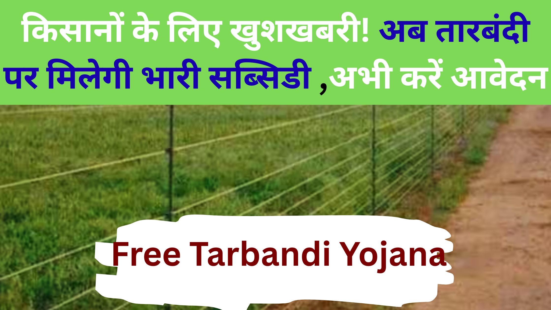 Free Tarbandi Yojana